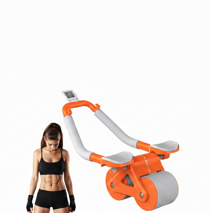 Rodillo Abdominal con Rebote Automático y Soporte de Codos