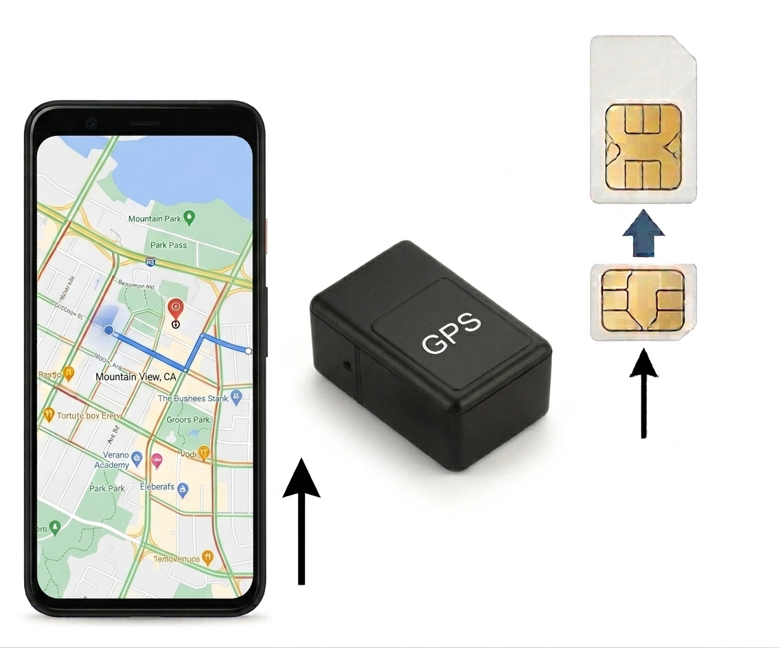 Mini Rastreador GPS Magnético para Vehículos